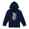 Frozen Childrens/Kids Anna And Elsa Snowflake Portrait Hoodie