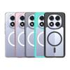 For Redmi Note14 Magnetic Phone Case Thickened Acrylic Space Crystal 13pro14c Transparent Protective Cover