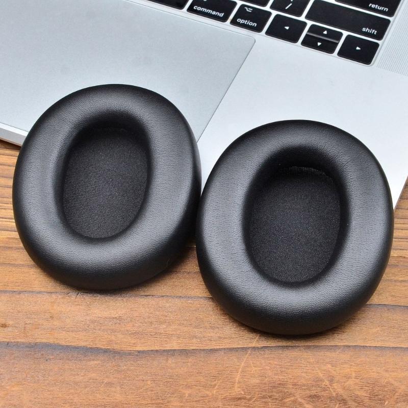 Replacement Ear Cushions for ANC2 Headphones, Comfortable Noise Isolating Protein Leather Ear Pad Earpads