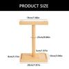 Walnut Headphone Stand Universal Desktop Holder for Gaming Headsets Solid Wood Craftsmanship with Storage Base