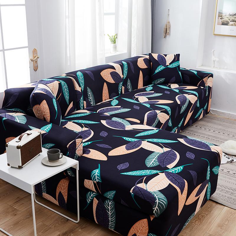 Stretch Couch Covers Soft All-Inclusive Armchair Sofa Slipcover Fitted L-Shaped, Sectional, Chaise Sofa Cover 1/2/3/4 Seater 1Pc