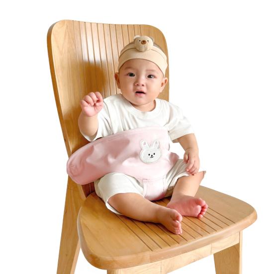 

Детский стульчик для кормления, ремень безопасности, портативный, ремень безопасности для обеденного стула, складной розовый