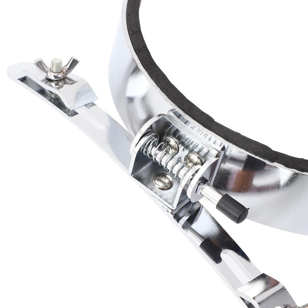 Stable Construction Snare Drum Support Metal, Sponge Drum Leg Rest For Professionals