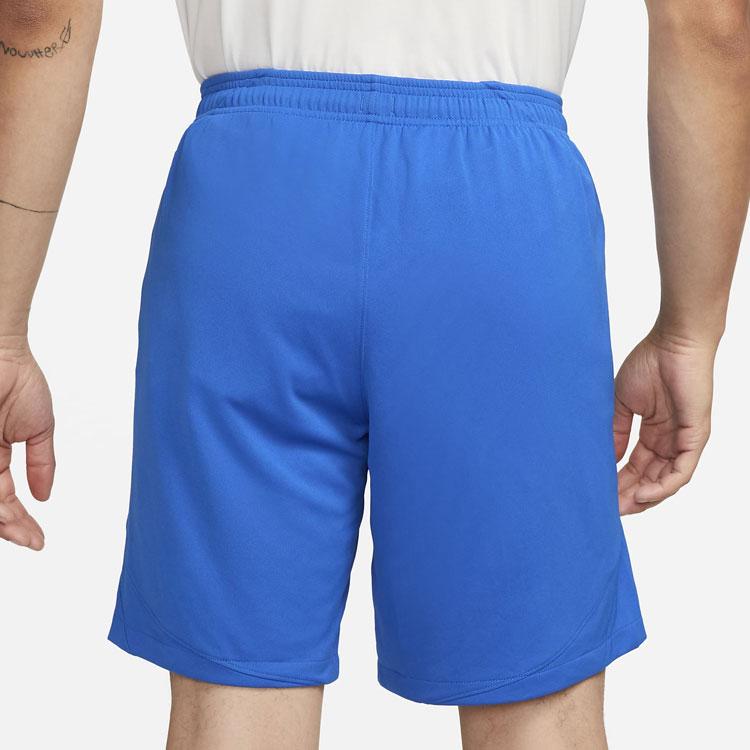 Nike F.C. Barcelona 2023/24 Stadium Away Logo Embroidered Elastic Waist Football Shorts Men Shorts Dark-Blue DX2707-463