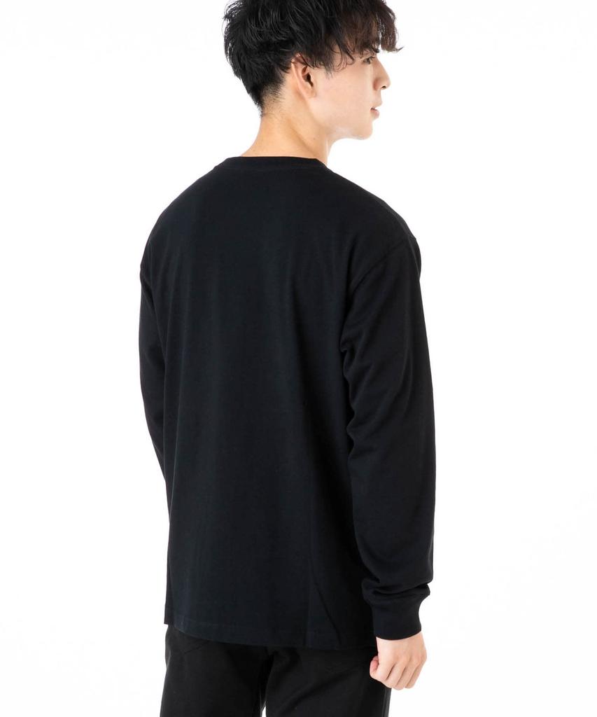 New Era Long Sleeve Cotton Pocket Size Solid BLACK ONSPOTZ and Stylish Small and Large Sizes Gift Idea T-Shirt, L/S Tee, 12325222, N139LG088, Black,