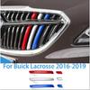 Fit For Buick Lacrosse 2016-2019 3-Color Front Grille Grill Ring Cover Trim 6PCS