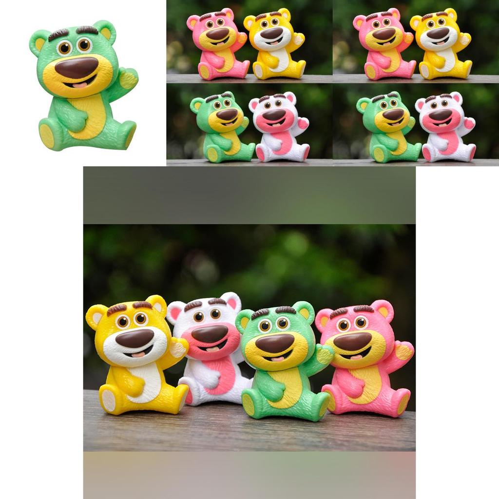 Colorful Bear Creative Toy Blind Box Pvc Figure For Home Office Decor And Gift For Everyone