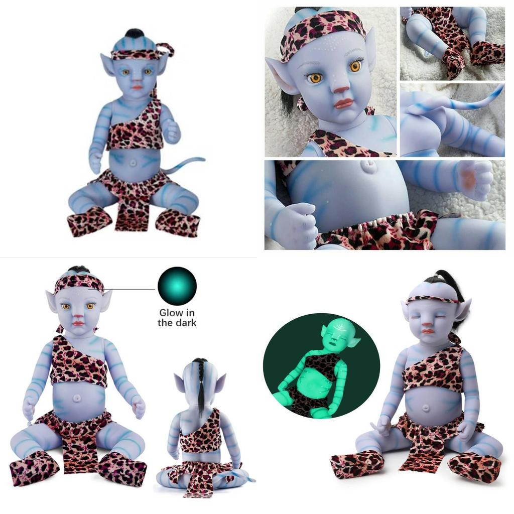 Bambola Avatar Luminosa Incredibilmente Realistica Bambino Rinato 12 pollici