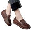 Women's Vintage Flat Leather Driving Moccasins