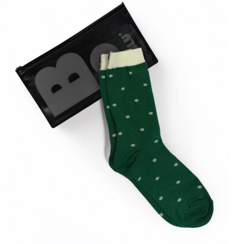 BLUDOT Green Dot Knee Socks_GN