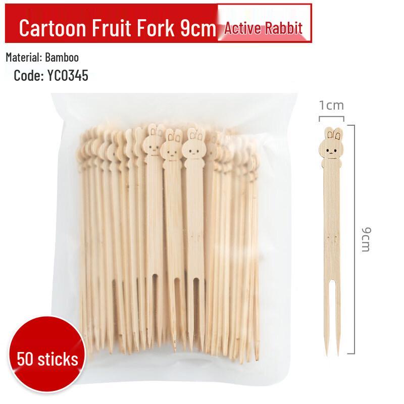 ZISIZ Disposable Fruit Fork Set