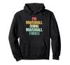 Ik ben Marshall Ik doe Marshall Dingen Leuk Naam Marshall Hoodie