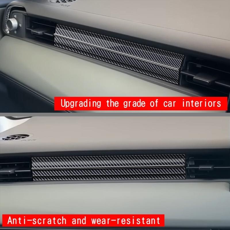 For Honda Vezel H-RV HRV 2025 2026 Front Dashboard Center Conlose Panle Strip Copilot Air Conditions Outlet Panle Cover Stickers
