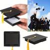 1pc Graduation Cap Gift Box with Tassel -Doctoral Cap Design, Perfect for Graduation Celebrations,Graduation Party Decorations