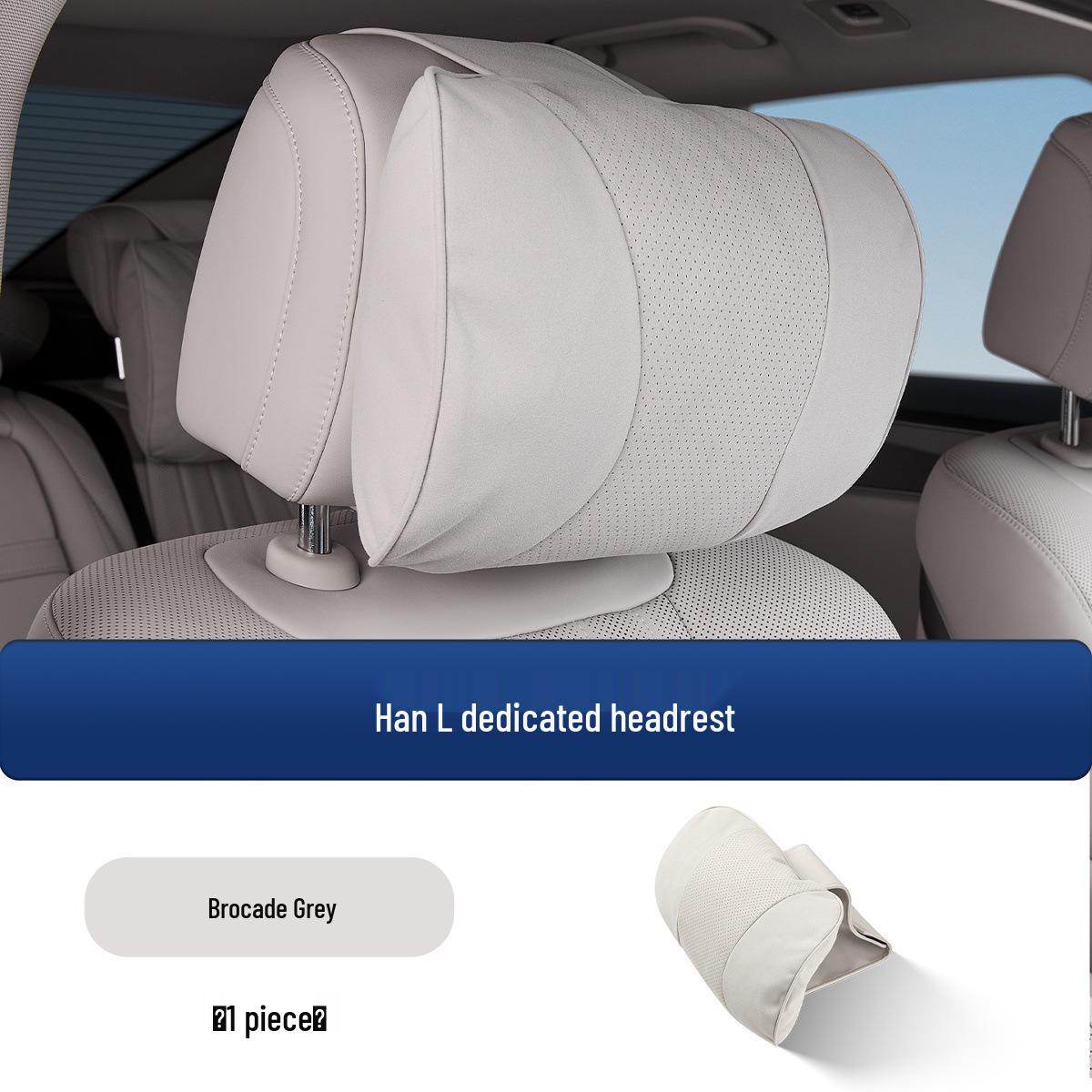 

BYD Han Ldmi EV Headrest Neck Pillow - Thick Cotton Core for Interior Modification
