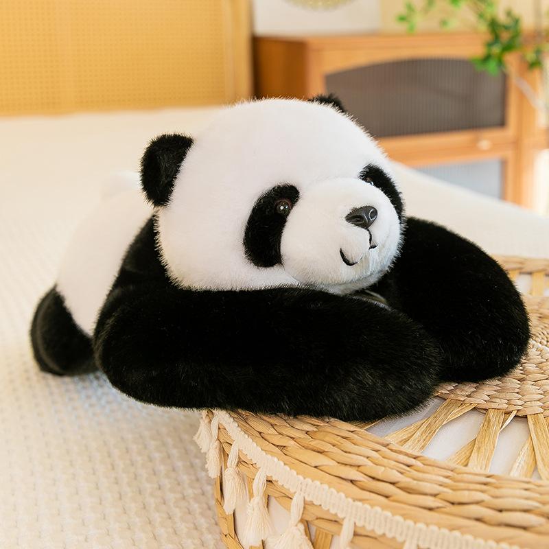 Soft and Cute Panda Plush Toys for Girls Sleeping Pillows Home Decorations Children's Dolls Car Bay Window