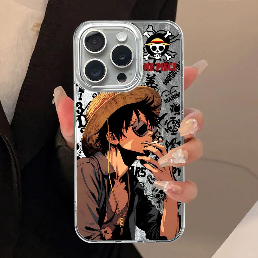 

Cool Anime One Piece Luffy Case for Apple iPhone 13 Pro 14 12 16 Pro Max 11 16e 15 14 Plus 17 Air Soft Shell iPhone 13