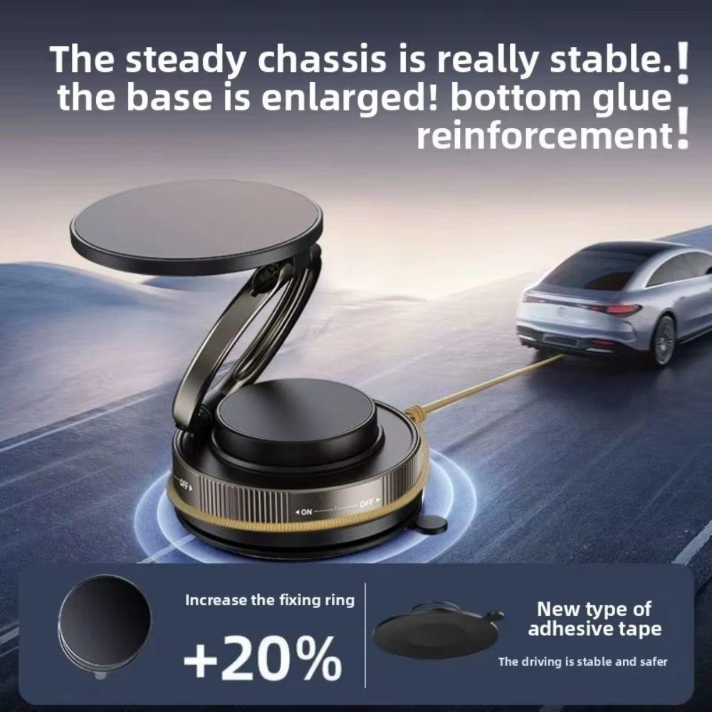 Foldable Magnetic Phone Holder Adjustable Car Phone Holder Portable Adsorption Bracket