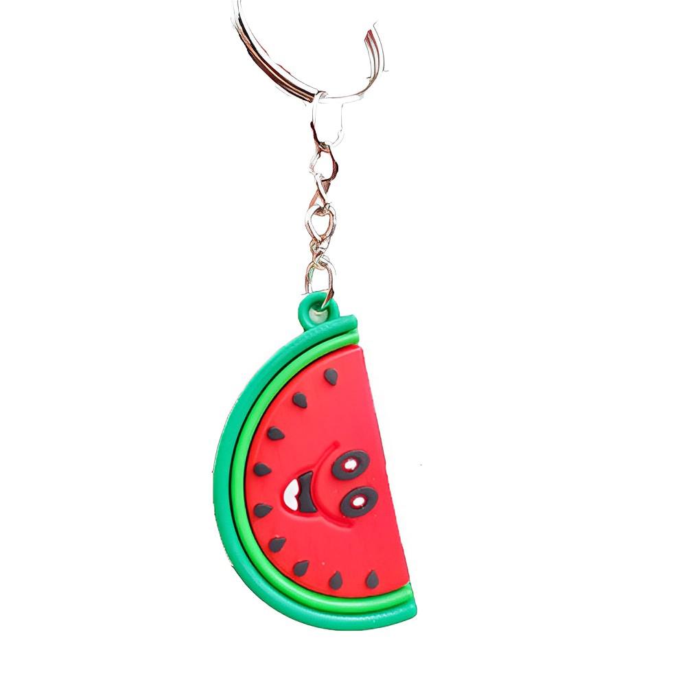 

Keychain Ring Fruit Car Door Key Decoration Travel Keyrings Handbag Purse Holder Fashion Pendant Outdoor Camping watermelon
