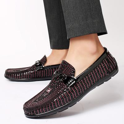 Fashion Genuine Leather Mens Loafers Soft Moccasins Slip On Men's Footwear Comfortable Men Casual Shoes All-match Male Office Shoes