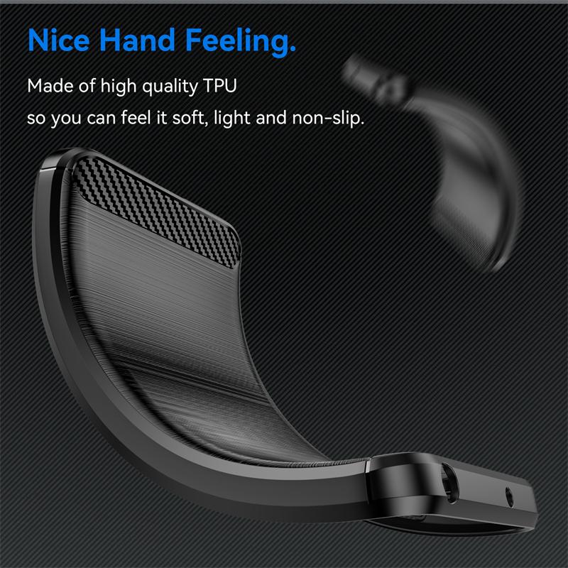 For Deksel OnePlus Nord 4 Deksel For Oneplus Nord 4 Capas Ny Telefon Støtfanger Bakside Armor Karbonfiber Myk TPU OnePlus Nord 4 Fundas