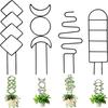 QX2E Robusto Grigliato da Giardino Supporto per Steli di Piante Rampicanti Paletto Supporto Struttura Rastrelliere per Piante da Interno in Miniatura Fiori Verdure