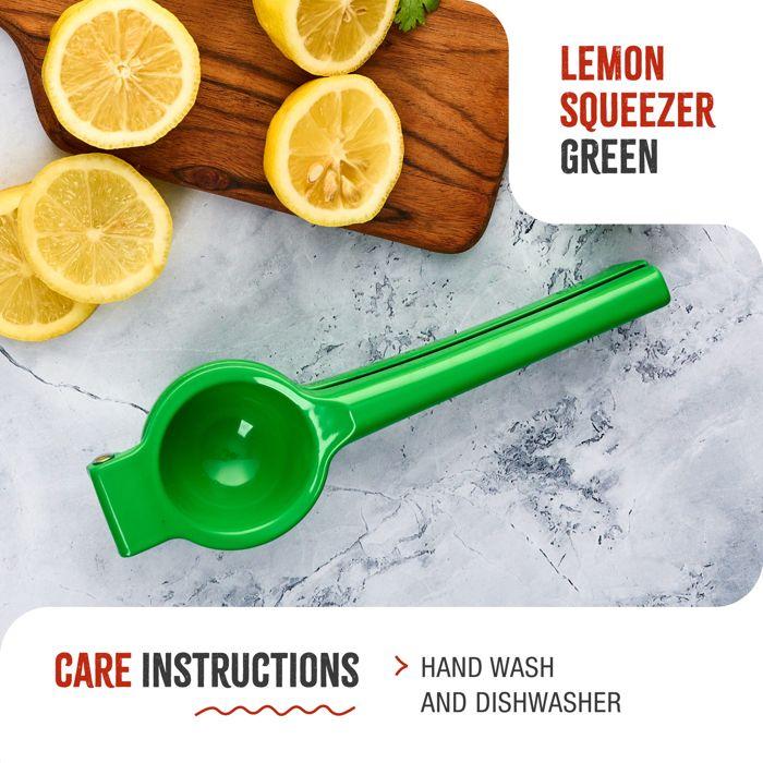 Presse-agrumes Manuel, Presse-Citron Fonte d'Aluminium, Extraction Maximale Jus Victoria 31374 Vert 31374