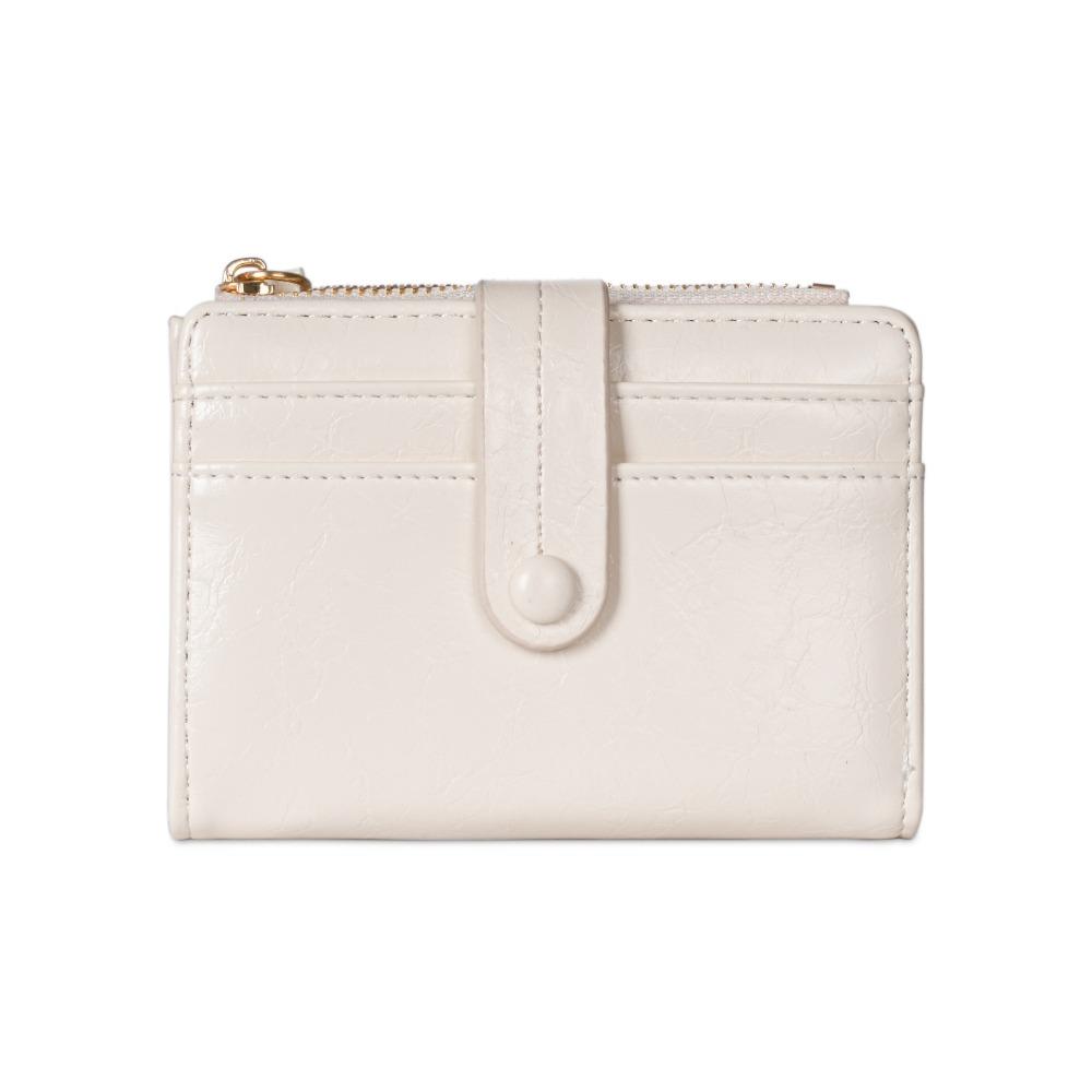 Zipper Women's Wallet Multi-function Coin Purse Vintage Pu Short Wallet  Daily