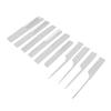 10pcs Hair Brush Set Different Shapes Tail Double Teeth Comb Hair Styling Cutting Combs for Hair Stylist White