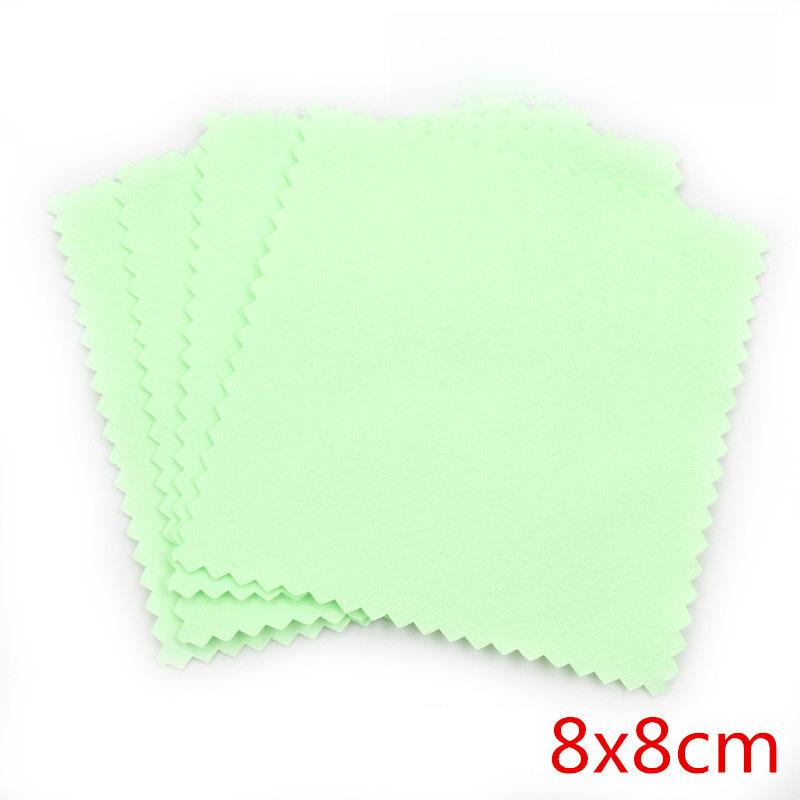 10pcs Polish Polishing Cloth Silver Color Cleaning Polishing Cloth Soft Clean Wipe Wiping Cloth For Silver Gold Jewelry Tools