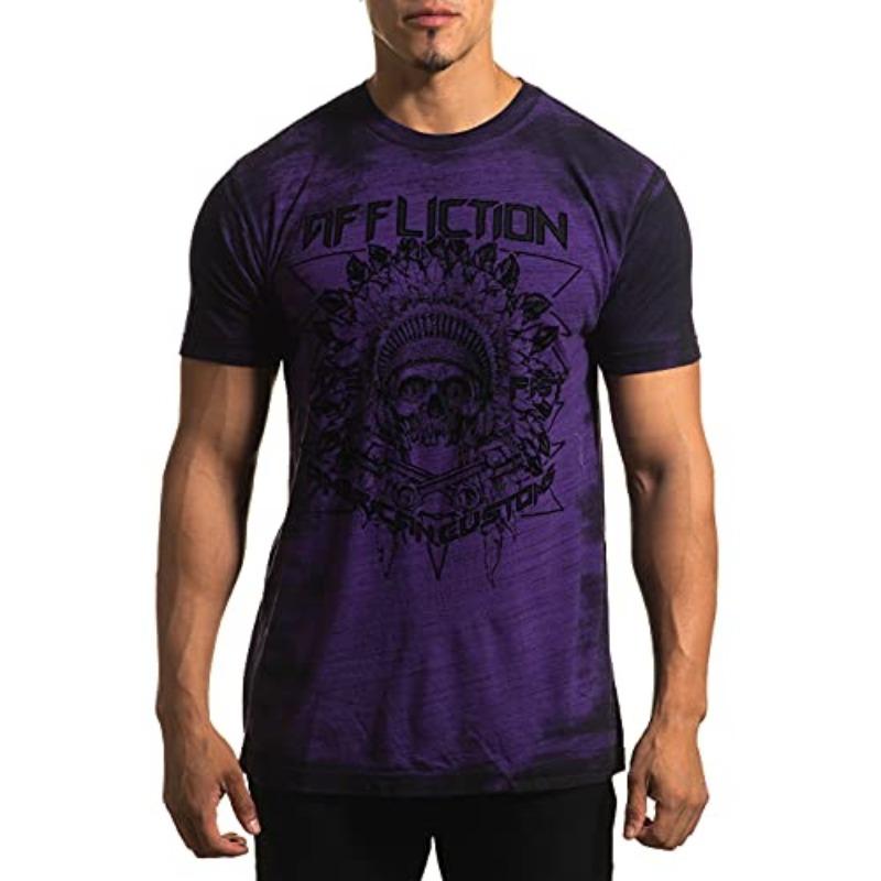 Affliction 3D T Shirts Men Affliction Clothing Core Classic Mens T-Shirts Casual ONeck Pullover Outdoor Tops Sportshirt Clothing