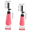 2pcs Hair Dye Applicator Bottle with Comb for Precise Root Coloring Salon and Home Use