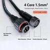 M12 IP67 Waterproof Cable Connector 2-8 Pin Male Female Plug With PVC Wire For Car Motorcycle LED Light Auto Accessories