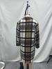 2025 Plaid Woolen Long Overcoat: Autumn/Winter Women's Lapel Outerwear, Single-Breasted Design.
