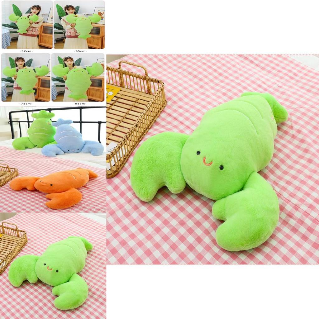Cute Lobster Plush Toy Cartoon Lobster Stuffed Animal For Kids Soft And Cuddly Home Dcor