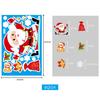 Christmas Electrostatic Stickers Snowflake Elk Set Door Window Glass Stickers