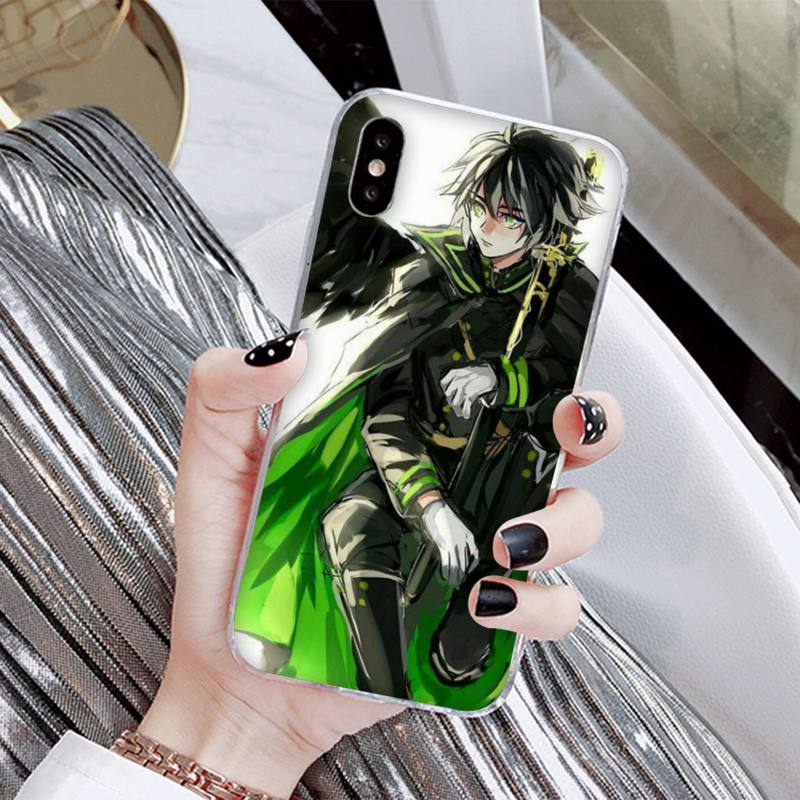 Anime Owari No Seraph Of The End Phone Case for Iphone 13 8 7 6 6S Plus X 5S SE 2020 XR 11 12 Mini Pro XS MAX
