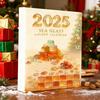 Sea Glass Christmas Tree Advent Calendar 2025 24 Days Holiday Countdown with Mini Sea Glass Ornaments Ocean-Themed Christmas Tree Decor