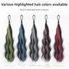 All-in-one Self-winding Hair Bundle Synthetic Flower Bud Hair Bun Hair Bag  For Girls
