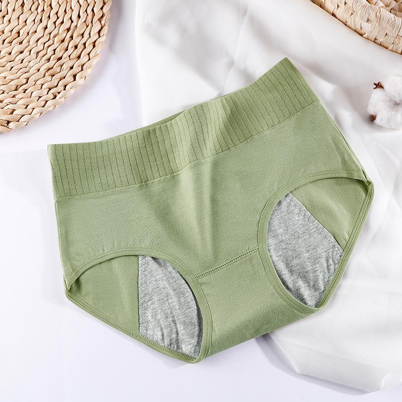 Cotton Women's Physiological Underwear with Side Leakage Prevention Breathable and Lightweight Safety Pants