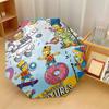 The Simpsons Windproof Auto 8 Rib Folding Umbrella Portable Outdoor Parasol