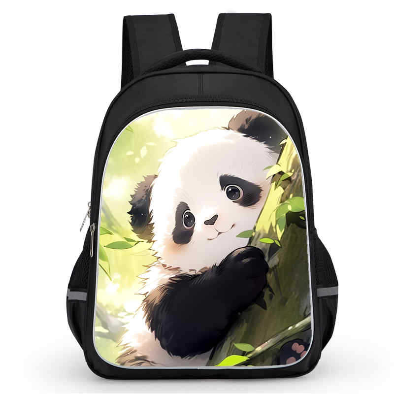 Panda Niedliche Schultasche Verschleißfest Großes Fassungsvermögen Wirbelsäulenschutz Und Anti-Buckel Schüler Party Must-Have Leichter Rucksack