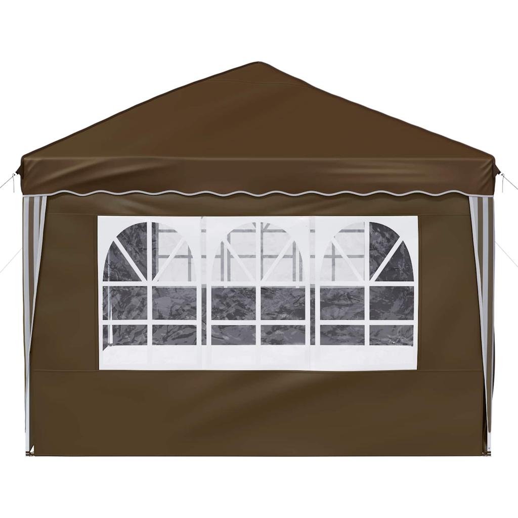 Pop Up Party Tent 575 X 288 X 245 Cm Taupe