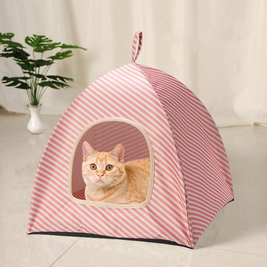 Cat Tent Indoor Outdoor Pet Tent House Portable Cat Cave Bed with Handle for Kittens Puppies Small Animals