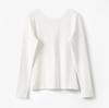 Women's 300g Silk Wood Fiber Modal Cotton Crew Neck Slim Fit Long Sleeve Base Layer