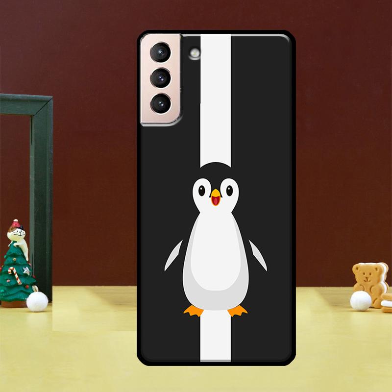 Penguin Case For Samsung Galaxy S23 S21 S22 Ultra S8 S9 S10 Note 10 Plus Note 20 Ultra S20 FE Cover