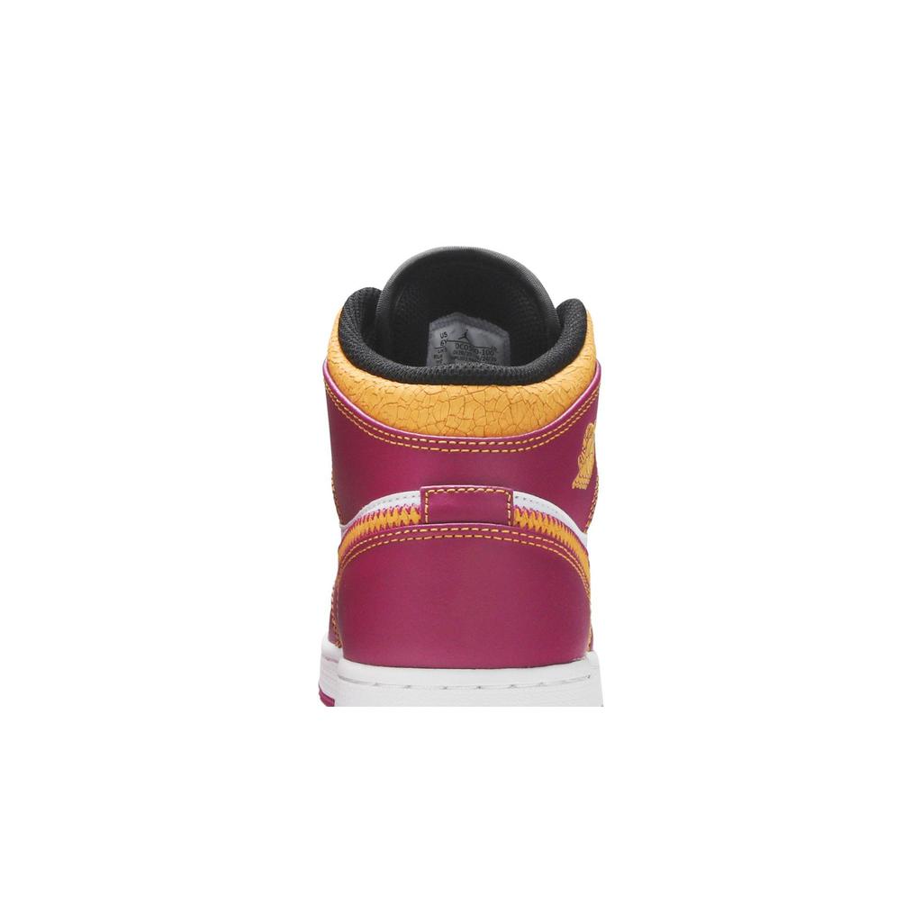 Air Jordan 1 Grade School 'Día De Muertos' (Unisex) White / Fuchsia / Orange / Black Kids' Basketball Shoes DC0500 100