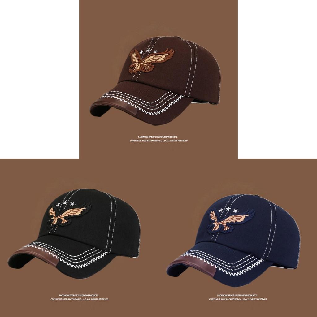 Embroidered Baseball Eagle Cap Peaked Caps Breathable Sun Protection Hat Gift