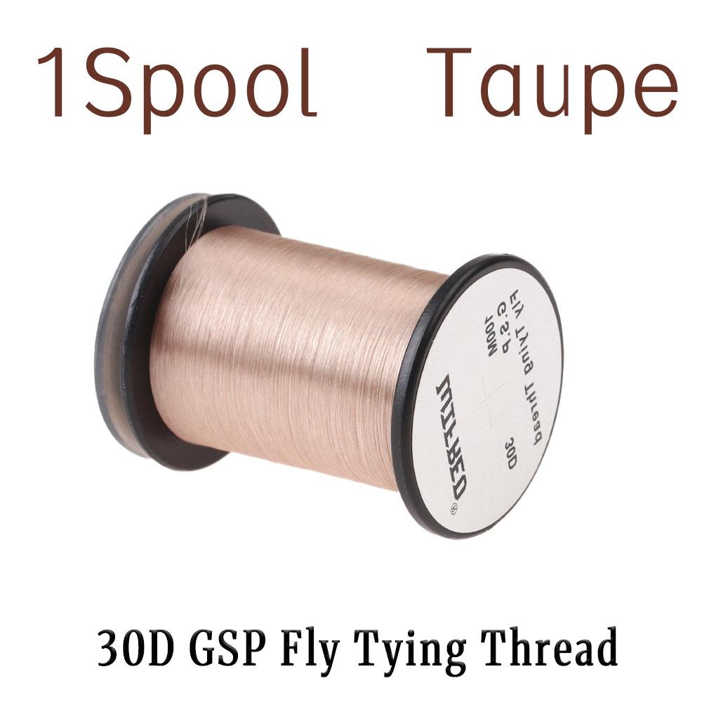 

Полиэтиленовая леска для вязания мушек 30GSP Нитки для вязания мушек № 16 - № 32 Для нимф и приманок для ловли форели светло-серый