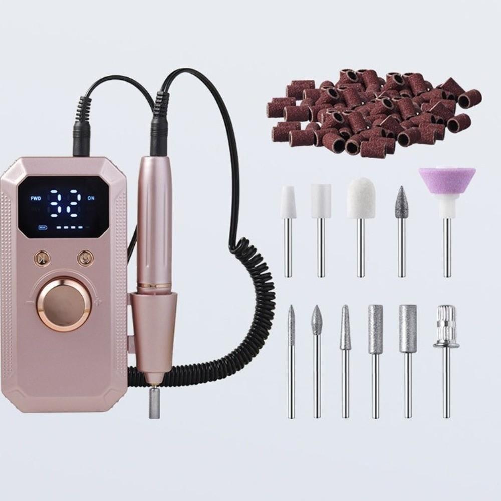 Cordless Nail Drill Machine 32 Levels Nail Polisher Electric Nail Sander Manicure Accessory